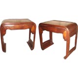 PAIR Chinese Rosewood Altar Tables. Late 19th C