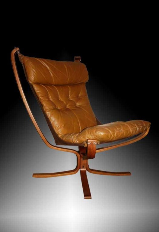 Wonderful 60's Falcon Sling Chair by Russell.