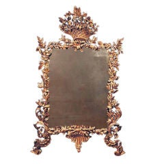 Italian Carved and Gilt Mirror, Circa 1760