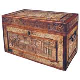 Chinese Hardwood Box. Circa 1800