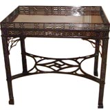 George III Style Mahogany Silver Table. 19th Century