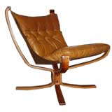 60's "Falcon" Teak Sling Chair by Russell.