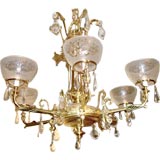 American Neoclassical Chandelier.Circa 1880