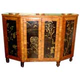 Regency Kingwood And Laquer Cabinet. C 1810