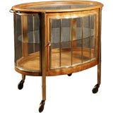 Rockhausen Art Deco Brass Mounted Trolley . Circa 1935