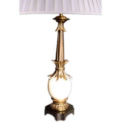 Mid-Century Modern Brass Lamp by Stiffel Circa 1950