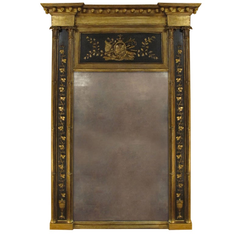 Regency Giltwood Mirror Attributed to Thomas Fentham, circa 1810 For Sale