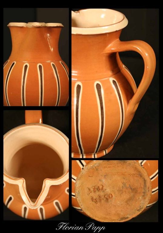 English Sadler Pottery Pitcher. Early 20th C 4
