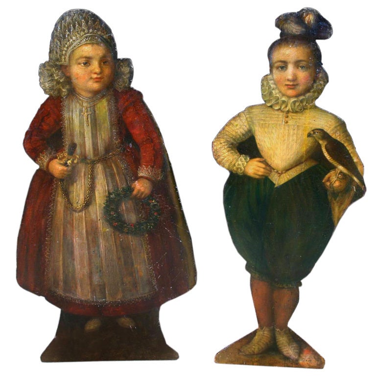 Pair of 19th Century English Dummy Boards For Sale