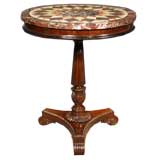 Wm IV Rosewood/Specimen Marble Table. C 1830