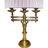Brass Three Light Candlestick (lamp)