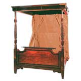 Regency Mahogany Four Poster Bed, Circa 1815