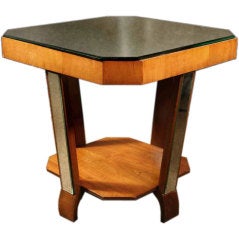 Art Deco Amboyna Wood Occassional Table. Circa 1925