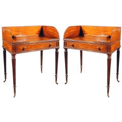 Used Pair Regency Mahogany Side Tables In the Manner of Gillows. Circa  1810