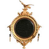 Regency Giltwood Convex  Mirror. Circa 1815