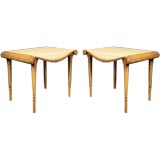 PAIR Hollywood Regency Side Tables. Circa 1940-50's