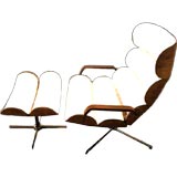 Mid Century Danish Modern Chair by Mulhauser for Plycraft