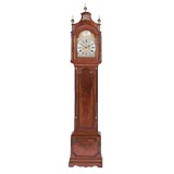George III Mahogany Clock, by Lambert. C1780