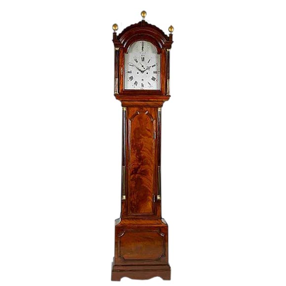 George III Mahogany Long Case Clock