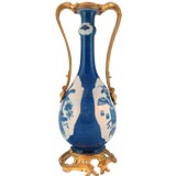17th Century Chinese Export Vase with Gilt-Bronze Mounting