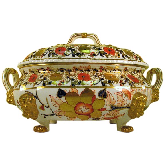Derby "Tree of Life" Footed Soup Tureen & Cover, 1884