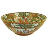 Chinese Porcelain "Rose Medallion" Serving Bowl, c. 1850