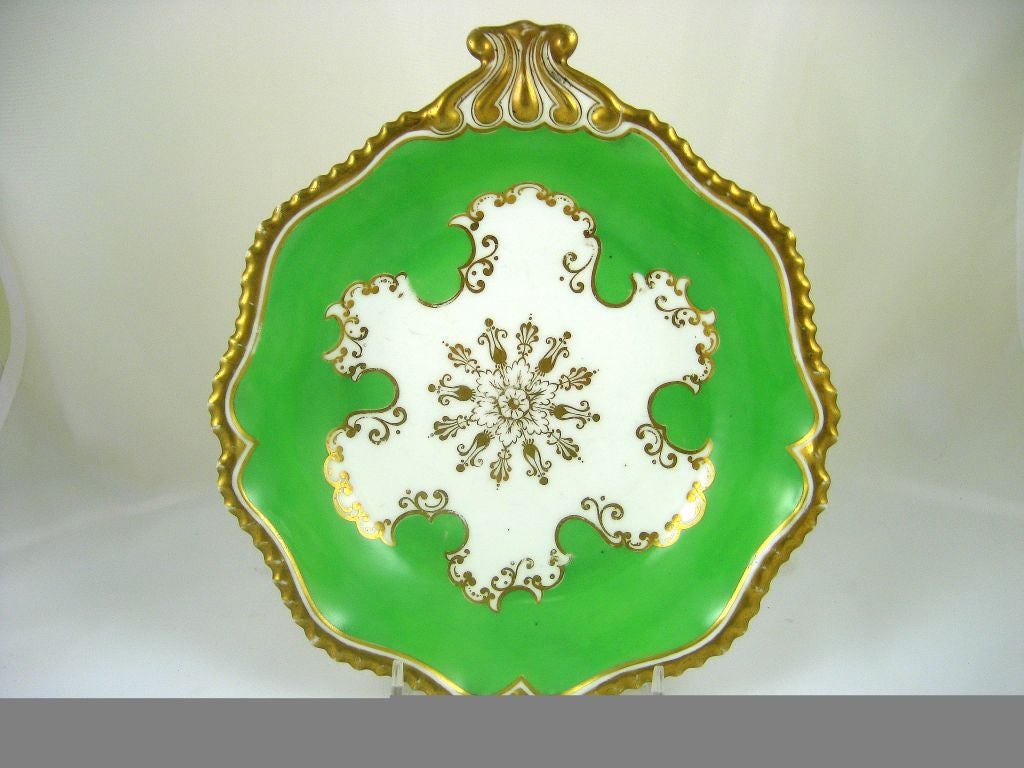 Pair of Flight, Barr, & Barr Gadrooned Shell Dishes, c. 1820