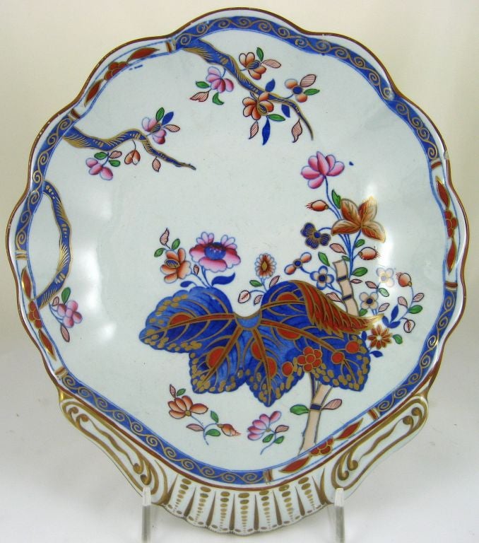 A pair of Spode Stone China shell dishes, with their 