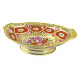 Oval "Church Greasly" Coalport Comport, c. 1810
