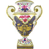 Derby-Vase mit zwei Henkeln, um 1815
