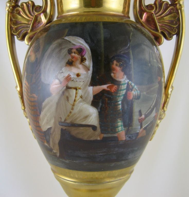 Paris Vase with Scene from "The Merchant of Venice", c. 1790
