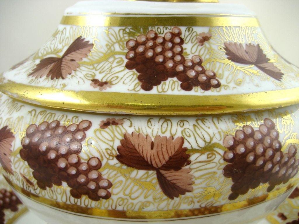 A superb Coalport sauce tureen set in the 