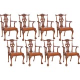 Set of 8 Mahogany Dining Chairs