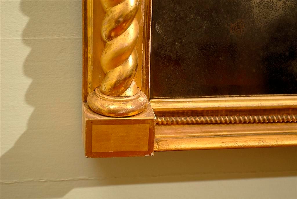 Federal Tabernacle Gilt Mirror, Massachusetts, Ca. 1815