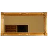 American Classical Gilt Overmantle Mirror