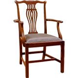 English Chippendale Arm Chair, Circa 1770-1790