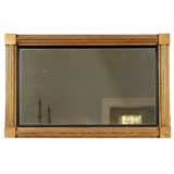 19th Century Classical Gilt Mirror with Black Banding