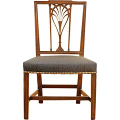 Used Federal Racquet Back Side Chair, Baltimore or Philadelphia, 1800