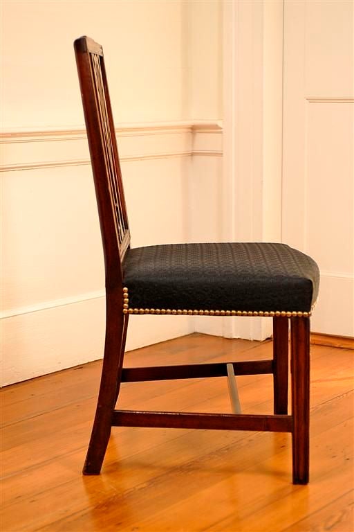 American Federal Racquet Back Side Chair, Baltimore or Philadelphia, 1800