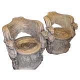 Roman terracotta Italian Thrones