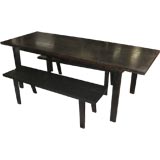 Ted Boerner Harvest table and benches