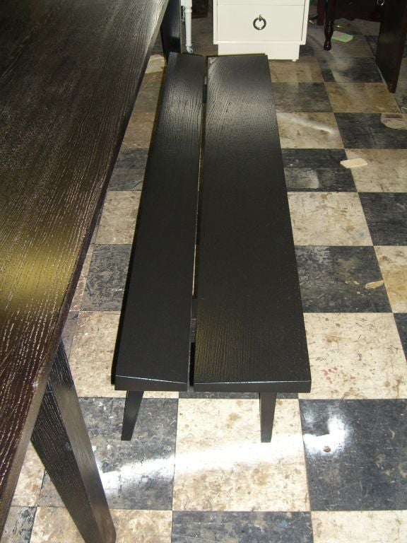 Ted Boerner Harvest table and benches