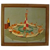 Vintage Coney Island Painting