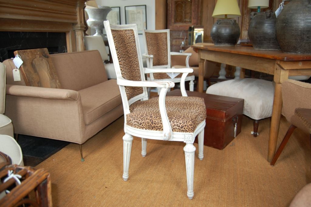 Pair French Armchairs