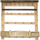 Continental Painted Pine Wall Rack