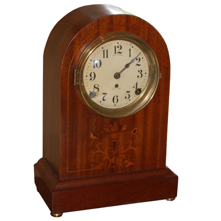 Seth Thomas Mahogany Mantle Clock For Sale