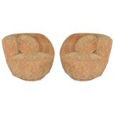 Pair of Vladimir Kagan Swivel Chairs