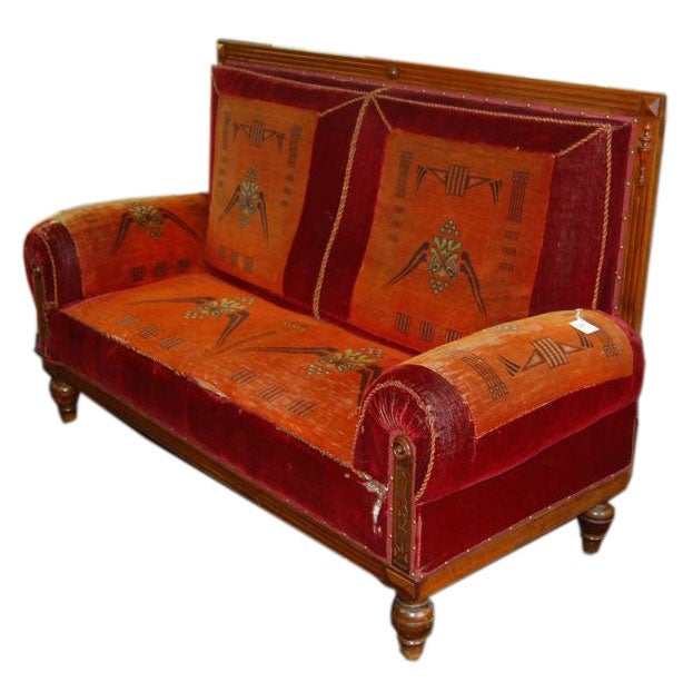 Fabulous Turn of the Century Loveseat For Sale