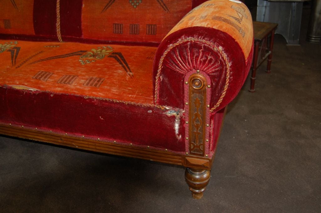 English Fabulous Turn of the Century Loveseat For Sale