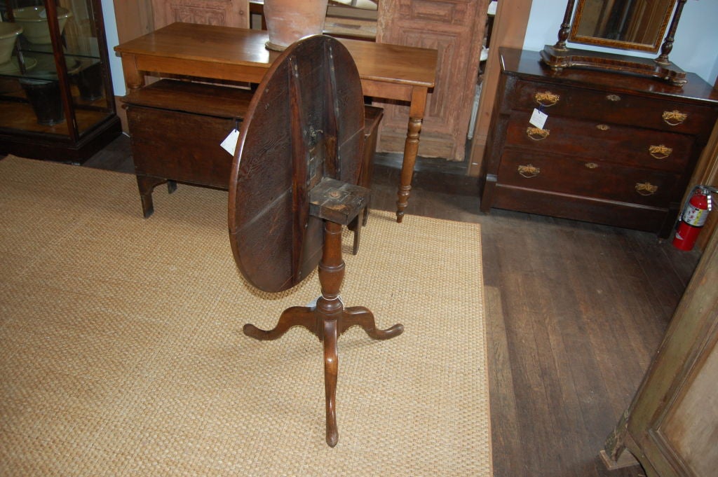 English Tilt top table